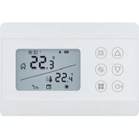 CRONOTERMOSTATO SETTIMANALE SILVER CR-W Misura: Bianco