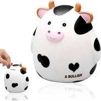 (Vache (couleurs non spécifiées))Tirelire Vache - Vinyle - Enfant - Cadeau Anniversaire Noël