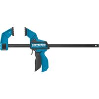 Gross 20702 plastic body 12inch/300mm pistol type Quick-Grip Bar Clamp with ratcheting mechanism