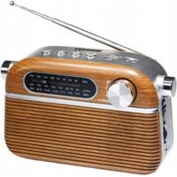 Radio portatile Tiross ricaricabile tramite USB e Bluetooth.