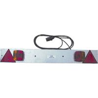 Sodise – Rampe bagagere 1m – Éclairage remorque 12V – Longueur câble 4m – Tôle galvanisée 6/10mm – Feux stop et clignotants