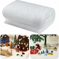Christmas Snow Blanket Roll 0.8 x 2.4 m, Indoor Decoration for Christmas Village