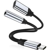 Adaptateur USB C vers Jack 3.5mm 2 en 1 – Charge et audio simultanés – DAC haute fidélité 24 bits/96 kHz – Compatible Samsung, Google, Huawei