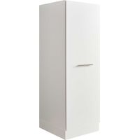 Armoire colonne pour lave-linge – Dimensions 50 x 68 x 162 cm – Meuble de rangement de salle de bain – Design blanc moderne – Bega Bbk Bad Und Küche