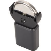 Chargeur de pile bouton LIR2032, chargement USB-C, mini chargeur de pile bouton compatible avec LIR1632, LIR2025, LIR2016 et LIR2032H. Livré avec une pile LIR2032 de 45 mAh.