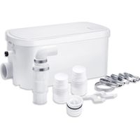 Silent Sanitary shower pump 250W waste pump for shower, sink, bath compact - 2 inlets and aircon inlet