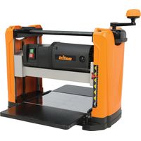 Triton – Raboteuse stationnaire 1100W – Dégauchisseuse-raboteuse pour bois dur – Réglage de profondeur 1,58 mm – Tables d'entrée et sortie larges