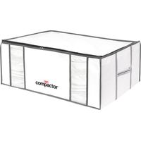 Housse de rangement sous vide XXL 210L – Semi-rigide – Protection contre l'humidité et les acariens – Compression jusqu'à 75% – Compactor