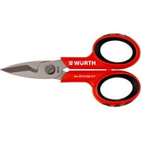 Forbice inox con tacca spelafili Wurth
