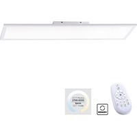 Plafonnier LED 26W 100x25 blanc avec télécommande Neuhaus