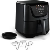 Klarstein AeroVital Deluxe Heißluftfritteuse 1700 W 8 Funktionen inkl. Zubehör 200°C Timer