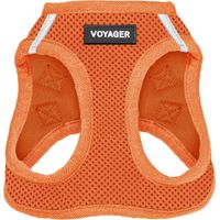 Voyager Step-In Air Hundegeschirr by Best Pet Supplies - All Weather Mesh Step in Vest Harness für kleine und mittlere Hunde, Orange, size S - Brust 37-40 cm