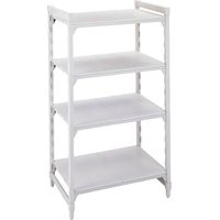 Etagère 4ét. pleines 400 x 1680 x 1800 mm blanc moucheté - Cambro