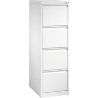 C+P, Armoire à fiches ACURADO, 1 rangée, 4 tiroirs, blanc