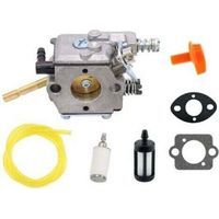 Vergaser (einschließlich Luftfilter, Zündkerze und Kraftstoffleitung) für Stihl H24D FS48 FS52 FS56 FS62 FS66 FS81 FS86 FS88 FS106 BR400 Walbro WT-45 Kettensägen.