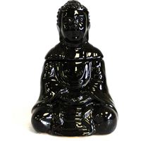 Brûleur à Huile Bouddha Assis - Noir- Vendu par 1