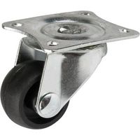Festrolle guitel fixed wheel rectangular plate 40 mm verzinkt