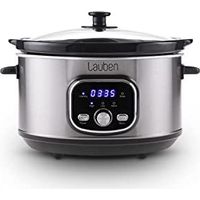 Prism Lauben Slow Cooker 3500SB Argento 3,5 Litri