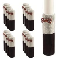 Chaussettes tricotées pour pieds de chaise, 16 paires de chaussettes tricotées pour meubles, chaussettes pour chaises, chaussettes pour meubles, chaussettes pour pieds de table