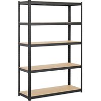 Homevive Estantería de Almacenaje Estante para Garaje Industrial 180 x 120 x 45cm Estante para Almacenamiento 5 Niveles