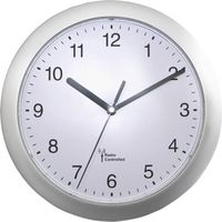 Eurotime 56787 Reloj de Pared Plateado 25 cm