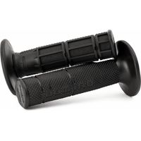Manopole Domino OFF road monocomponente ultra morbide (22+25MM, LUNGHEZZA 120/123M) SENZA foro, nere