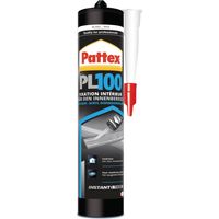 Colle fixation PL100 High Tack blanc 380g PATTEX 1726674