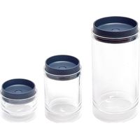 Set 3 barattoli Tatkraft infrangibili ermetici 1250 ml 450 ml