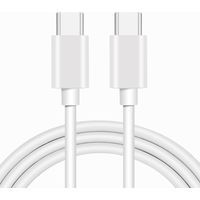 Chargeur Usb C - 20 W - Pour Iphone Ipad - Compatible Avec Modèles De L'iphone 14 À L'iphone 6 - Câble Usb C 2 M Inclus - Lot De 6