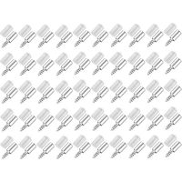 Lntyq 50 Pièces Vis Autotaraudeuses Support,Consoles Pour Etagères,Self-Tapping Screws Cabinet Laminate Support,Utilisé Pour Les Etagères en Verre Etc