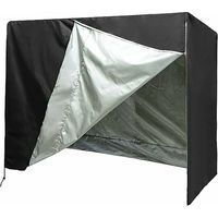 Copertura per altalena da giardino GABRIELLE, 2/3 posti, impermeabile, antipolvere, anti-UV, antistrappo, pieghevole per altalena da giardino, patio, cortile (140 x 66 x 91 cm)