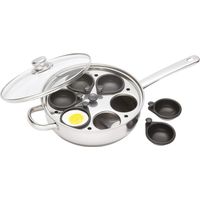 Non-Stick Induction-Safe 6-Cup Egg Poacher / Sauté Pan, 26 cm (10")