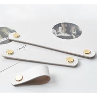 black Leather Drawer Handles - 6 Pcs Leather Cabinet Pulls Black Cabinet Pulls Handles Leather Cabinet Pulls - For Cabinet, Kitchen