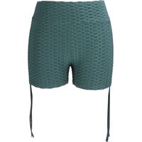 Cyclisme Running Shorts Femme Taille Haute Élastiques Doux Fitness Lift Hanche Shorts Lavables