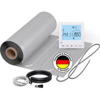 Natte plancher chauffant électrique ALU 150 W/m² avec Thermostat digital TS50 blanc - 1,5 m²