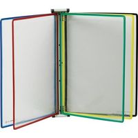tarifold support mural 10 panneaux de visualisation couleurs assorties - 414609