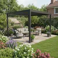 Pergola bioclimatique 3x3m Zeus anthracite