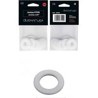 Pack 10 Juntas Planas Anchas Teflón – 3/8" a 2" (DIN 2690) Medidas Accesorios Fontanería: 1''