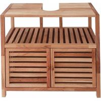 Mobile da bagno sotto lavabo Naturel Home 67,5x63x35,5 cm, legno (HOMEUM)
