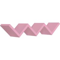 Dekorativer wandregal mod. Saetta farbe rose