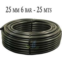 Tube Polyéthylène 25mm Tube Agricole 25mm 6 bar 25 mètres Tube d'irrigation 25mm Tuyau d'irrigation 25 mm.