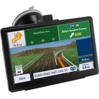 Navigateur GPS 7 pouces – Cartographie gratuite à vie – Affichage 2D/3D – 12 canaux GPS – Avertissement de radars fixes
