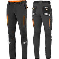 Pantaloni da Lavoro Tecnici Sparco Oregon Nero-Arancio M