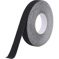 LYERCW - Bande antidérapante adhésive 2,5cm x 20m – PVC haute traction grain 80 – Pour escaliers, sols glissants, intérieur et extérieur