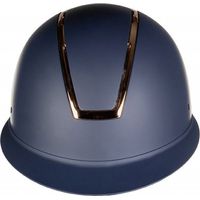 Casco da equitazione per bambini modello Lady Shield omologato VG1: L, blu scuro/blu scuro lucido