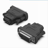 Trade Shop - Connector Video Adattatore De Dvi Maschio A Hdmi Femmina Tv Convertier C-054 -