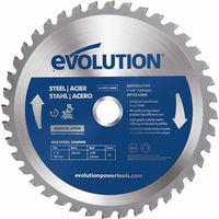 Evolution Mild Steel Cutting Mitre Saw Blade 185 x 20mm x 40T