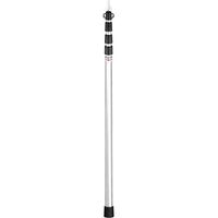 Mât Télescopique d'Extérieur Réglable en Aluminium à 4 Sections de 230 cm - Robuste et Facile à Utiliser