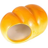 Nid en céramique pour cage à hamster et chinchilla, accessoires pour cage à hamster, cachette d'été pour hamster, nid pour petit animal de compagnie hamster-Long Bread