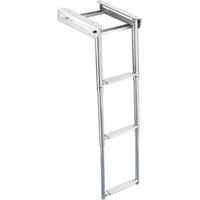 Échelle trem telescopic ladder acier inoxydable 4 marches